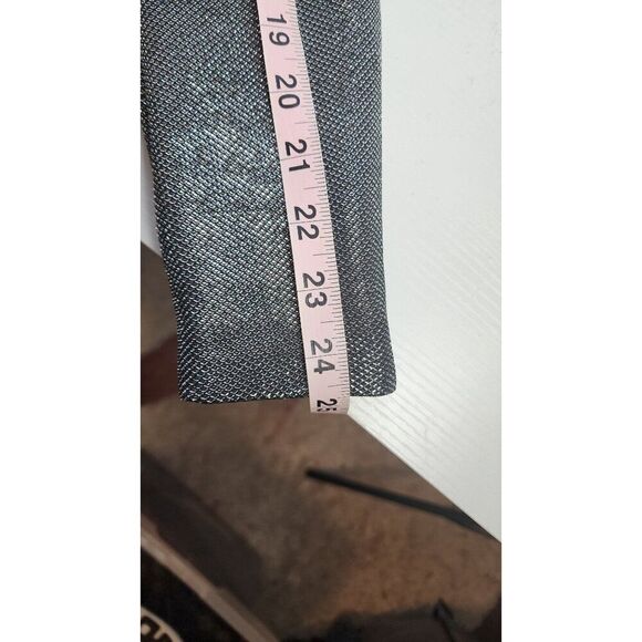 H&M Women's Silver Suit Jacket Size 12 - Picture 6 of 8